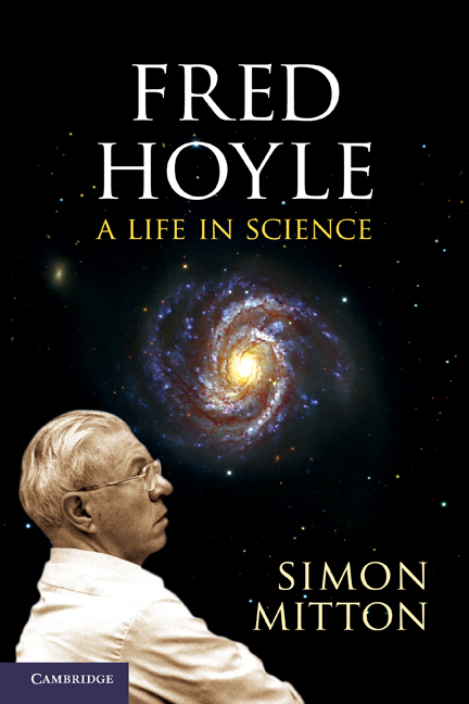 Fred Hoyle astronomer book jacket 2011